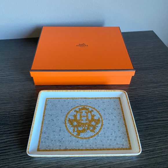 Hermes Other - Authentic New Hermès Mosaique Gold Plate